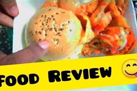 Food Review Of Burger And Swarma Platter We Ordered