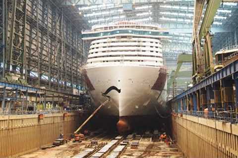 Cinematic Timelapse of LNG Powered AIDAnova Cruise Ship
