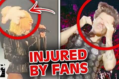 The Top Ten Celebrities Who Have Been Injured by FANS while on Stage