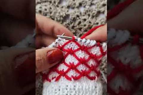 knit tutorial - step-by-step knitting tutorial #Shorts