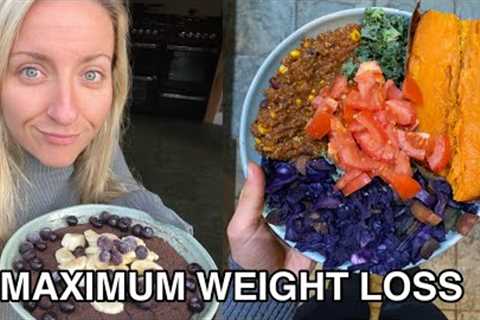 WHAT I EAT IN A DAY | Down 60 Pounds | Starch Solution Maximum Weight Loss
