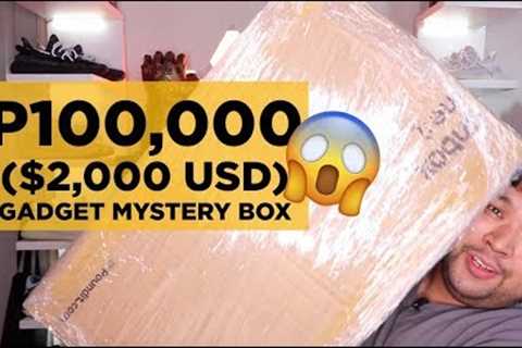 P100,000 ($2,000) GADGET MYSTERY BOX UNBOXING!!! I GOT SMARTPHONE, LAPTOP, ETC!!! OMG!!!!