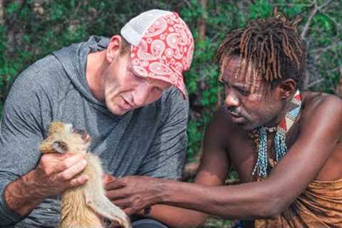 African Tribe Offers Me Monkey Meat!! Three Days with the Hadza Tribe!! (Full Documentary)