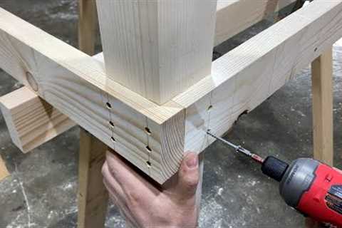 Building A Sturdy Mobile Workbench with Wheel Casters / Woodworking