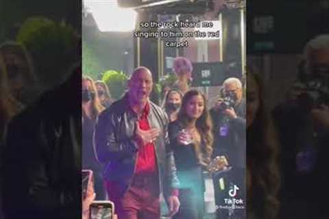 The rock sings face off with fans