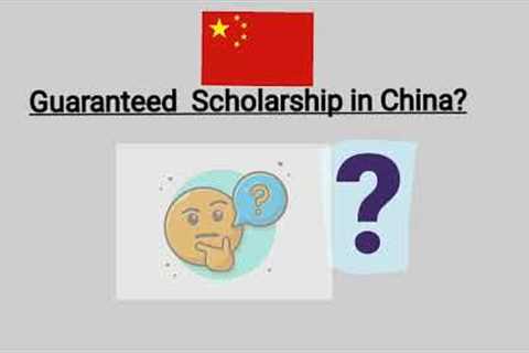 Guaranteed Scholarship in china ? | ilmibox academy online | Career education