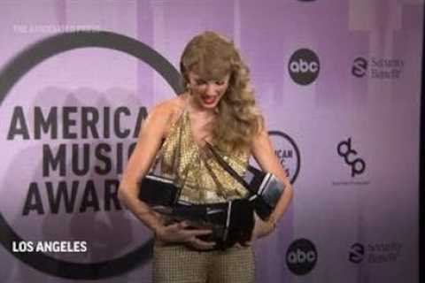 Taylor Swift sweeps American Music Awards