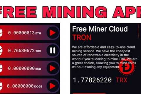 NEW FREE CRYPTOCURRENCY MINING APP || 100 % WORKING WEBSITE || FAST WITHDRAWAL