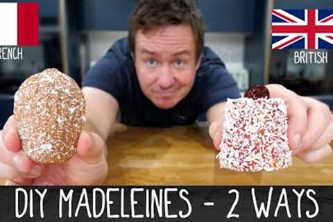 Homemade Madeleines - French &amp; British recipes compared!