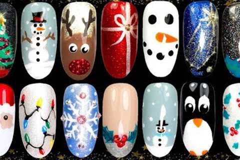 10 Easy Christmas Nail Art Ideas  - Nail Design Compilation