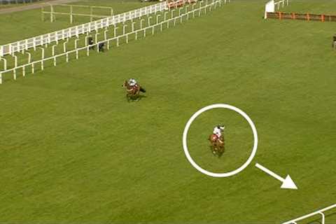 Have you ever seen anything like it!? Incredible scenes at Sandown as leader throws away certain win