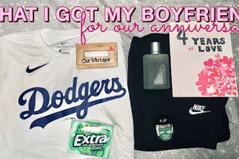 WHAT I GOT MY BOYFRIEND FOR OUR ANNIVERSARY + gift ideas