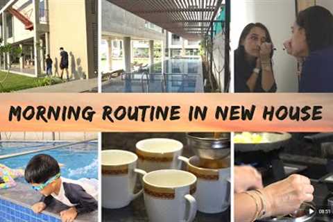 My Busy and Productive Morning Routine in NEW HOUSE | Mom of Two!