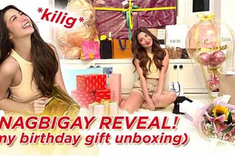 REVEALING MY GIFTS AND THE NAMES OF WHO GAVE IT (Muntik ko hindi i-upload kasi..)