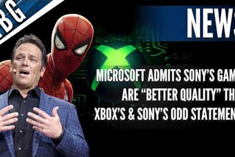Microsoft Admits Sony's Games are Better Quality Than Xbox's &amp; Sony's Odd Statements | PS5 News