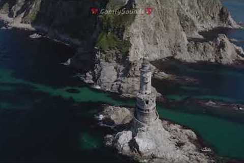 Drone Footage🛫Of Sakhalin Lighthouse💡 in Russia 🥳(10-hours)🤩