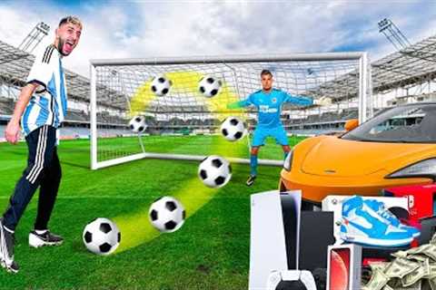 Score the Goal, I'll Buy You ANYTHING - 2022 World Cup Soccer Challenge
