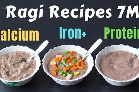 3 Healthy Weight Gain Ragi Porridge &amp; Soup Recipes | Iron &amp; Calcium Rich Baby Foods! Fusion ..