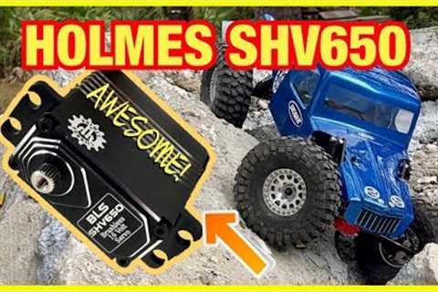 Holmes Hobbies SHV650 Servo is INCREDIBLE!!!