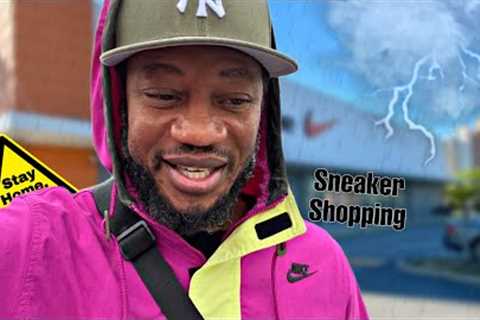 Went Sneaker shopping at the Nike Outlet before the Storm!!