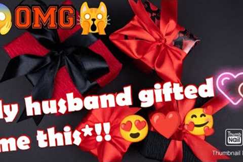 Revealing our gifts of anniversary||OMG husband gifted me this*😍!!||gifts opening|| gifts unboxing ..