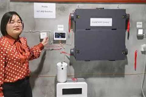 PT02 air quality monitor using relay control IOT device