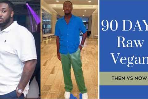 He ONLY ate raw fruits &amp; vegetables for 90 DAYS: massive transformation