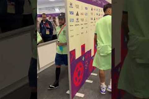Neymar injury: Brazil star hobbles past world media. Will he be fit for next World Cup game?