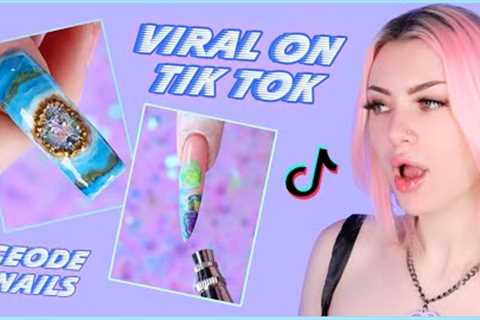 Recreating Tik Tok Nail Art Designs