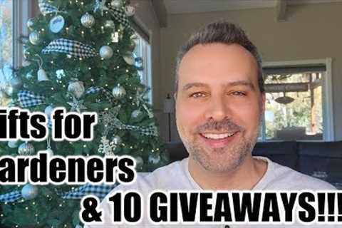 Great Gift Ideas for Gardeners... PLUS... 10 Giveaways!!
