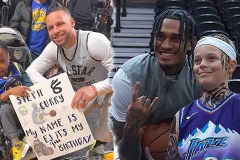 NBA Players Meeting Their Biggest Fans (Emotional) #2
