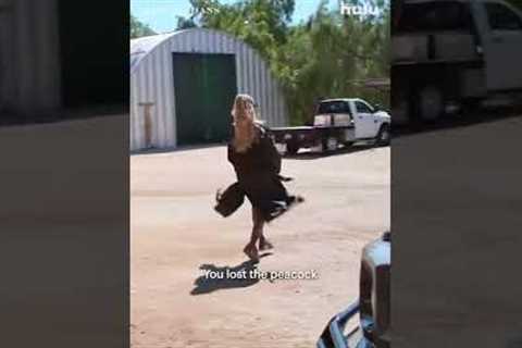 Kris Jenner &amp; Khloé Kardashian Go to a Peacock Farm | The Kardashians Season 2 | Hulu #shorts