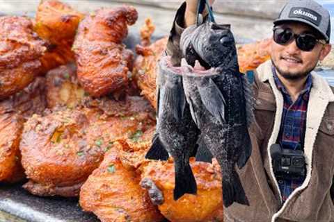 Flavorful Japanese Fried Chicken Recipe on FISH | Catch and Cook