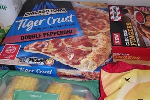 Iceland and Morrisons shopping. Grocery haul UK for a family of 11
