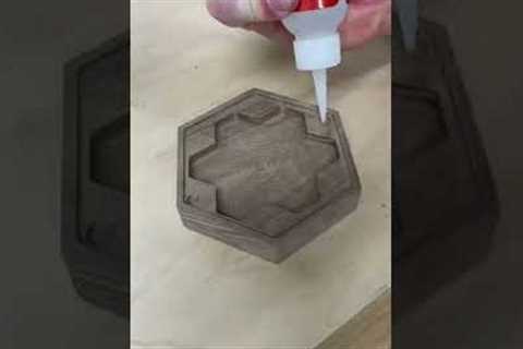 Custom Dice Box // Shapeoko CNC Project. #cncwoodworking #shorts #diy #woodworking #laser