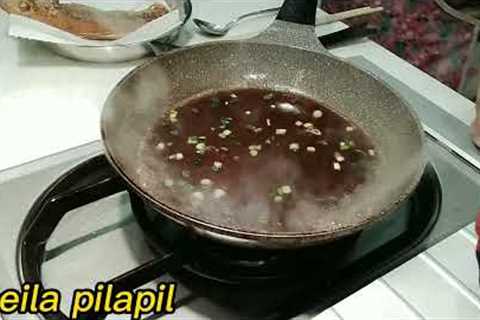 How to cooked fish with sweet soy sauce |#chineserecipe #chinesefood |sheila pilapil