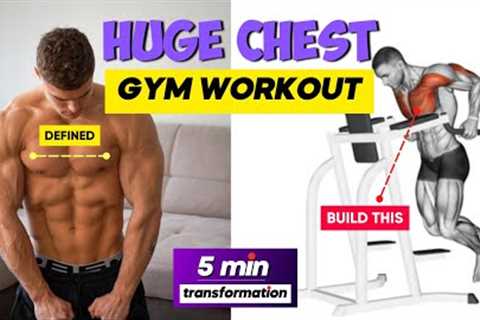 'Best' CHEST Workout for GYM to get Huge and Ultra Muscular Chest in 21 Days | 5 Min Transformation