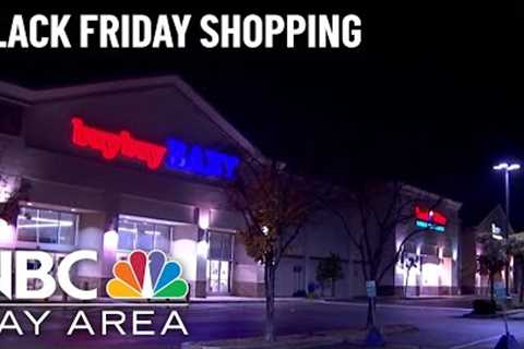 Lack of Bay Area Shoppers Waiting in Line at Stores for Black Friday