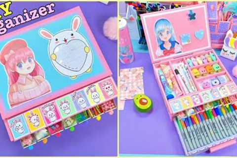 DIY CUTE DESK ORGANIZER FROM WASTE CARDBOARD
