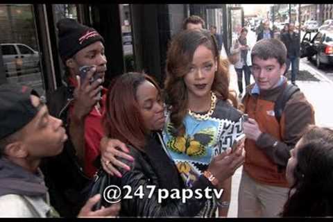 Rihanna Stylin like always in NYC (05-01-13)