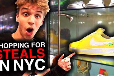 THIS SNEAKER STORE ACTUALLY HAD STEALS!! (NEW YORK CITY SHOPPING VLOG)