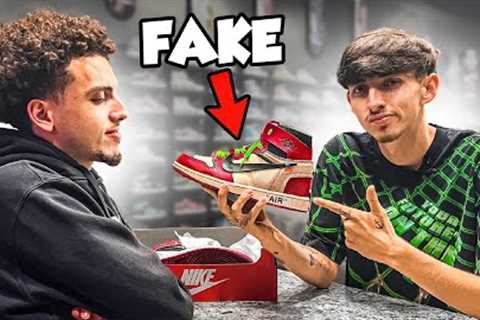 Selling FAKE Shoes To Sneaker Stores!