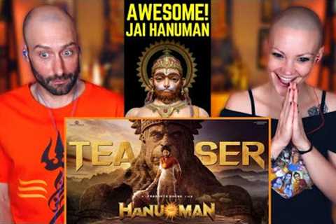 💥🔥 HanuMan Official Teaser REACTION by foreigners | Prasanth Varma Cinematic Universe