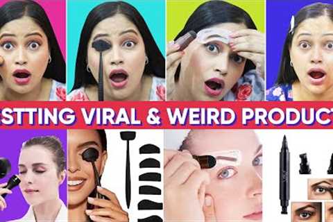 🤪 Testing out most Viral &amp; Weird Beauty Gadgets U Must Try| Best Amazon Finds *Unbelievable..