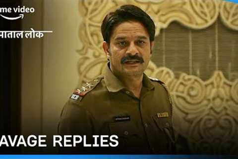 Savage Replies Ft. Hathi Ram Chaudhary | Jaideep Ahlawat | Paatal Lok | Prime Video India
