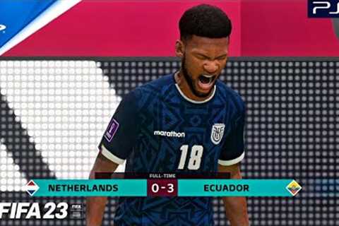 FIFA 23 - Netherlands vs. Ecuador - FIFA World Cup Qatar 2022 Group Stage Match