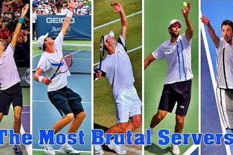 The Most Brutal Servers 🔥 Top 10 | ATP Tennis.
