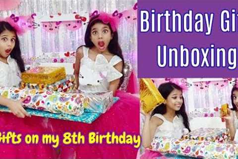 Birthday gifts unboxing | Birthday gifts ideas for girl | Birthday morning present opening | Ojasyaa
