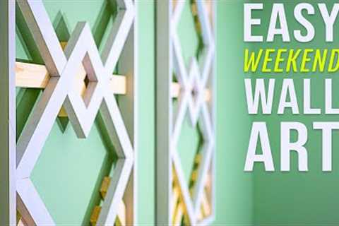 How To Make Geometric Wood Wall Art | Easy Woodworking Projects