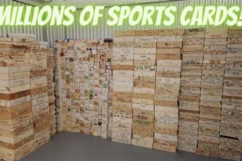 I MOVED A 2 MILLION SPORTS CARD COLLECTION TO A NEW HOME &amp; FOUND INSANE VINTAGE BASEBALL CARDS!